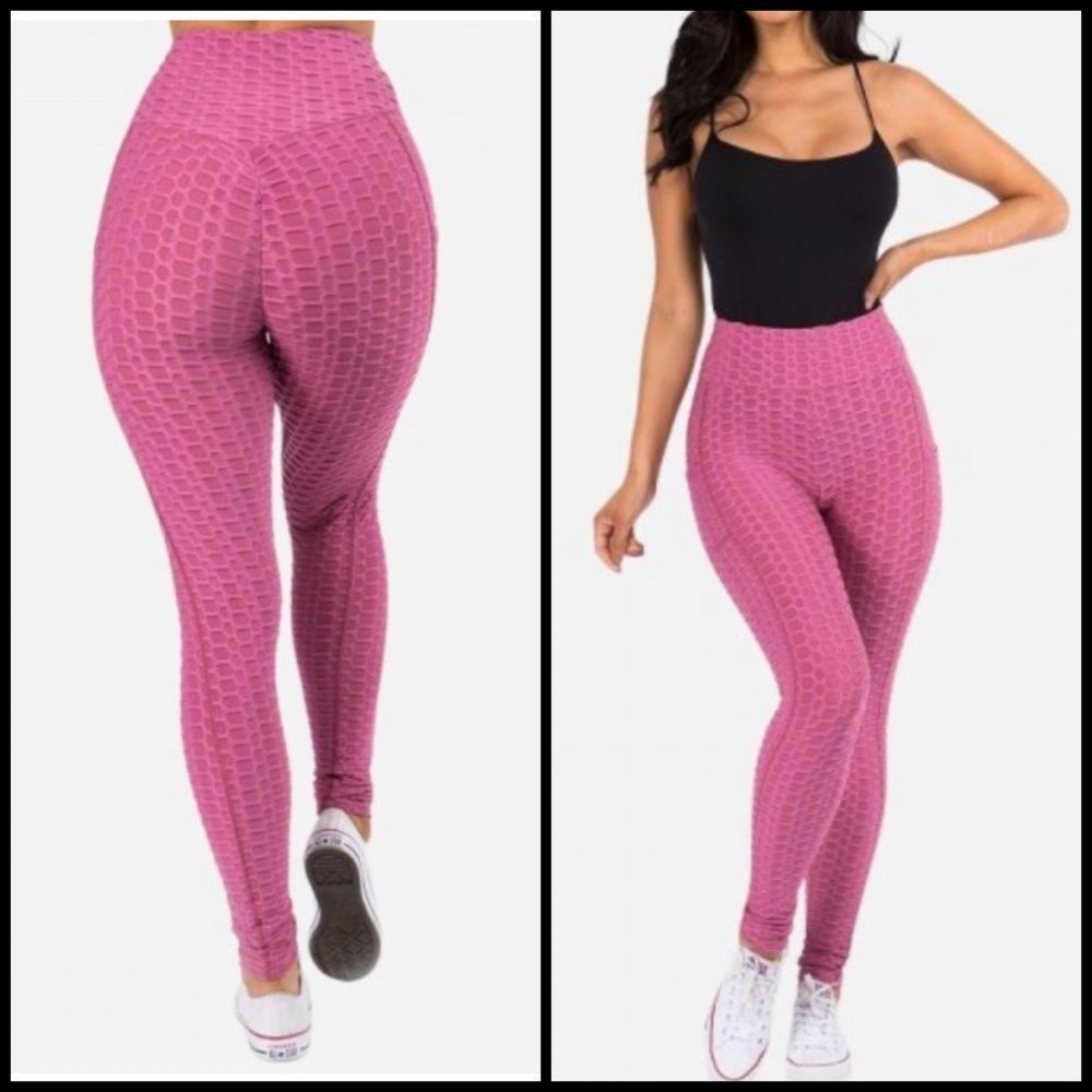 BRAZILIAN Body Sculpting Leggings - Royal Blue - Picture 4 of 9
